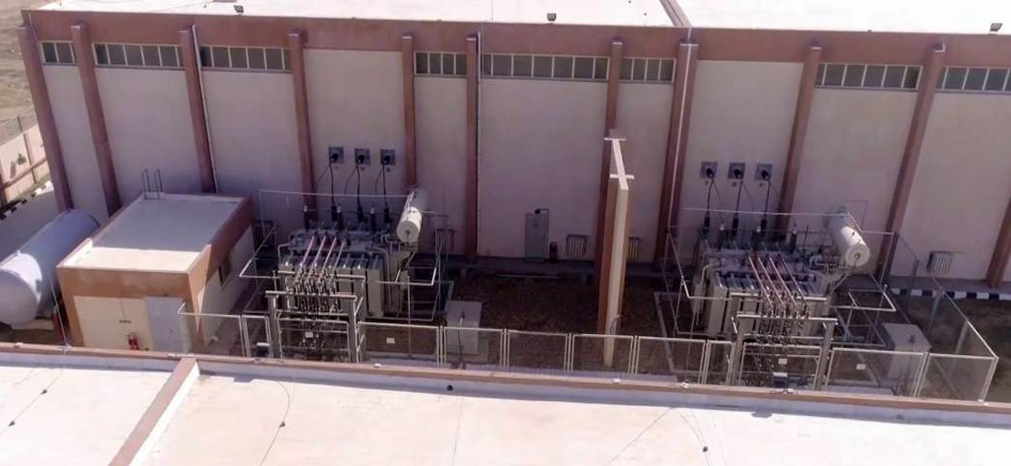 Electric station in ghalioun